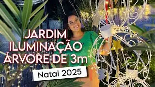 TOUR PELA DECORAÇÃO DO MEU JARDIM #decoraçãodenatal #jardim #tendencia 