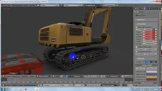 SCS Blender Tools анимация экскаватора #4 для ETS2 Video 2019 05 10 225522