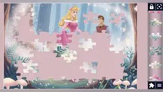 Aurora's Enchanted Forest Encounter 👸🏻🤴🏻🌲👩‍❤️‍👨✨🌈//jigsaw Challenge Hub🧩//Fun with puzzles🧩🧩//