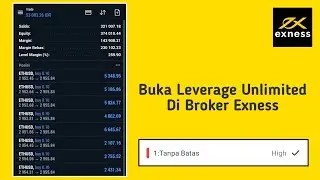 Cara Buka leverage Unlimited Di Exness