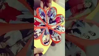 Heart shape photo card// love small photo cards//cute love card