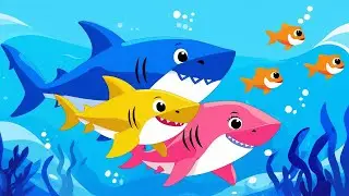 🐳 Baby Shark 🦈 M&uacute;sica Divertida para Ni&ntilde;os Felices 😄 Canci&oacute;n del Tibur&oacute;n Beb&eacute; 🎵