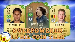 1.5 MILLION COIN SQUAD BUILDER FIFA 19 | MOST AMAZING 1.5 MILLION COIN TEAM FIFA 19!!