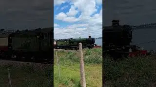 Nunney castle 5029 passing goodrington