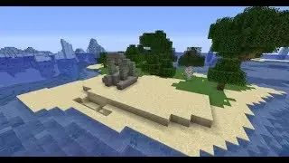 Ocean ruin on land And epic treasure loot island seed | Minecraft Java 1.14.4