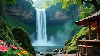 Tranquil Waterfall Soundscape – No Music, Only Nature