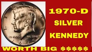 SEARCH FOR THIS COMMON 70D SILVER  KENNEDY HALF DOLLAR WORTH BIG MONEY. RARE HALF DOLLAR TO LOOK FOR