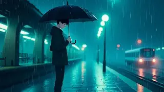 Sad Piano & Soft Rain ☔ Peaceful Music For Healing, Sleep, Relaxation