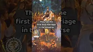 First love marriage of the universe ❤️ #art #painting #shiv #shorts