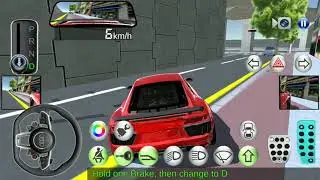 3d Driving Class - traveling on the plane roof - Android Gameplay