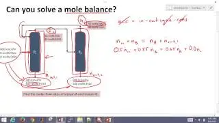 Solve a Mole Balance with Recycle