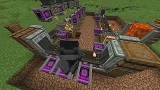 i made a contraption to produce ammo for tacz with create
