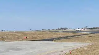 Indore Airport Private Jet Landing || Gulfstream G550 || VT-BRS || Aditya Birla Group