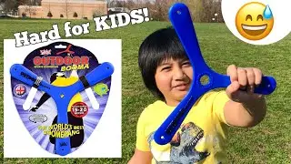 Wicked Outdoor Booma | Hard for KIDS  😅  Lots of  Fun Throwing This Boomerang