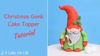 Christmas Cake Topper Tutorial/ How To Make A Gonk Cake Topper