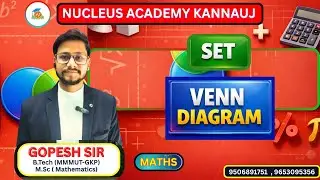 Venn Diagram | SETS 02 | Union and Intersection | Gopesh Sir | #maths #venndiagram #set