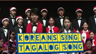 Koreans sing 