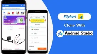 Flipkart Clone Using Android Studio | Shoping App  | Best eCommerce Website | Source Code