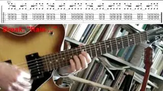 Rain - The Cult (Guitar lesson with tab)