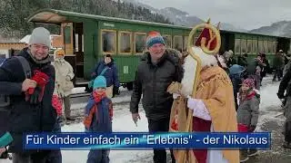 Mit der Eisenbahn zur Dorfweihnacht nach Lunz
