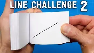 flip book line chellange 2 // what can I do with just a line