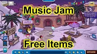 Club Penguin Rewritten: Music Jam Free Items