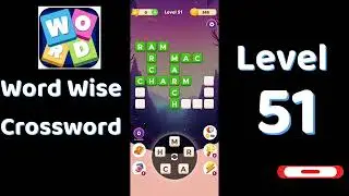 Word Wise Crossword Level 51 Answers 🧠🧩 | Relaxing Crossword Puzzle | SolutionGuruji