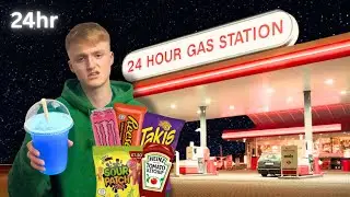 ONLY EATING GAS STATION FOODS FOR 24 HOURS!!!