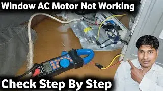 Window Ac Motor & PCB Checking Kaise Kare//Carrier Window Ac Pcb & Motor Check ✅