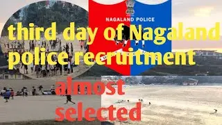 3rd day of Nagaland police recruitment/Mon candidate longjump& highjump@Nkwangsujei..