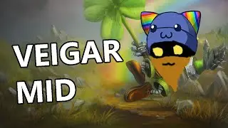 League of Legends — Veigar Mid — полноценный рейтинговый геймплей с Орландо