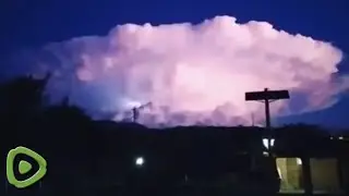 Massive storm in Argentina beautifully captured on camera