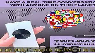 Muama Enence Instant Two-Way Translator. Portable Real-time Translation in 36 Different Languages.