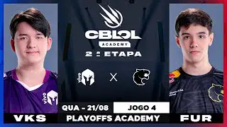 VIVO KEYD x FURIA | Jogo 4 - MD5 | Playoffs CBLOL Academy 2024