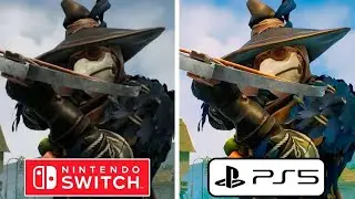 Crown Wars The Black Prince PS5 vs Nintendo Switch Graphics Comparison