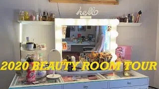 My 2020 Beauty Room Tour! *and office and closet lol*