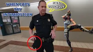 Cops Intimidation Tactics With Gloves
