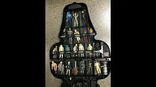 Vintage Star Wars DARTH VADER CARRYING CASE with 24 Action Figures & Weapons, 1977, 1979, 1980 1980s