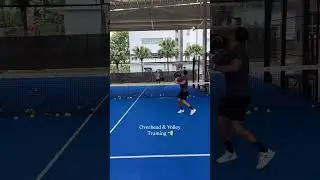 Overhead & Volley Training 🫡 Time to get ready for competition season 🔥💪🏽 #padel #p&aacute;del
