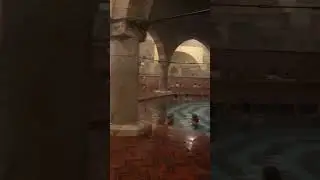 The Turkish Bath inside Rudas bath in Budapest Hungary 🇭🇺!
