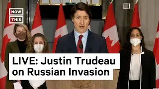 Justin Trudeau Responds to Russian Invasion of Ukraine I LIVE