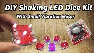 Assemble Geekcreit&reg; DIY Shaking LED Dice Kit With Small Vibration Motor