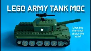 How to Build A LEGO Tank - Original Design