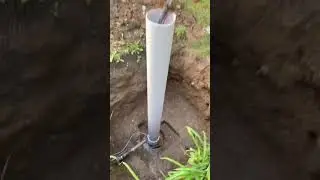 #well #water #pump #casing Raising casing and installing new pit-less for Well pump