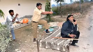 चोर पकड़ा गया! Try to not loughing comedy funny video 2026! New funniest video🤣🤣🤣