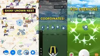 Pokemon Go Shiny Unown Nest Coordinates Tracker | Get Unlimited Shiny Unown in Pokemon Go