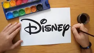 How to draw a Disney logo 2023
