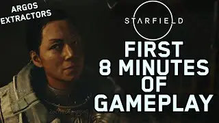 Starfield - First 8 Minutes of Gameplay - Argos Extractors Mining