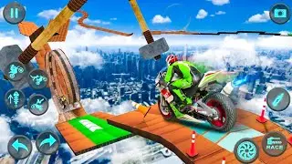 Mega Ramp Bike Stunts Game 3D - Android Gameplay FHD