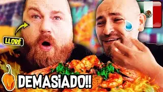 RETO del AGUACHILE MÁS PICANTE de MÉXICO 🔥 Mariscos: Aguachile Verde & Rojo ft. WeroWeroTV, CHeCHe